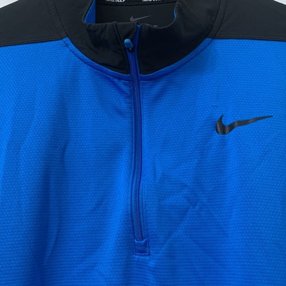 Women’s Nike Golf Half Zip Blue & Black Pullover Size Large EUC - Picture 3 of 7